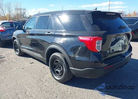 2020 Ford Police Interceptor Utility from USA, damaged, VIN 1FM5K8AB8LGA18641